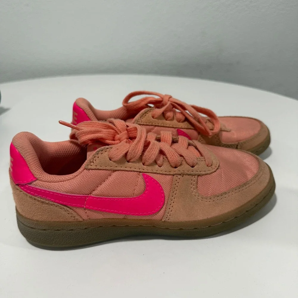Nike Field General 82 Guava Ice Hyper Pink Gum Sole Sneakers FQ465-800 Kids 2Y